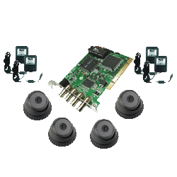 4 IR Camera with DVR Card 4 IR Camera with DVR Card